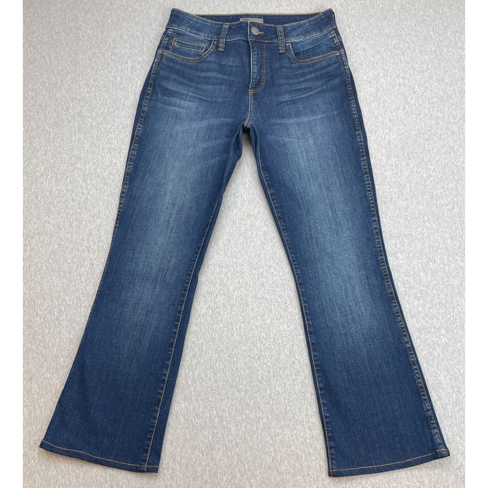 Kut From The Kloth Jeans Womens Blue Cotton Stretch Natalie High-Rise Bootcut